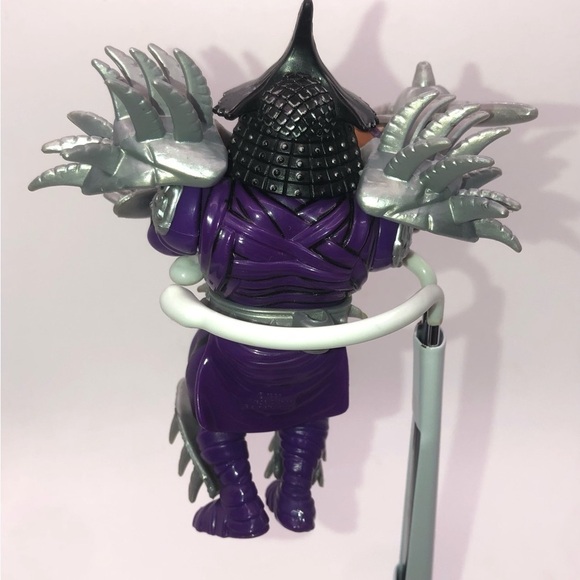 90S TMNT Shredder Action Figure 100% Complete w Accesories - Picture 2 of 3